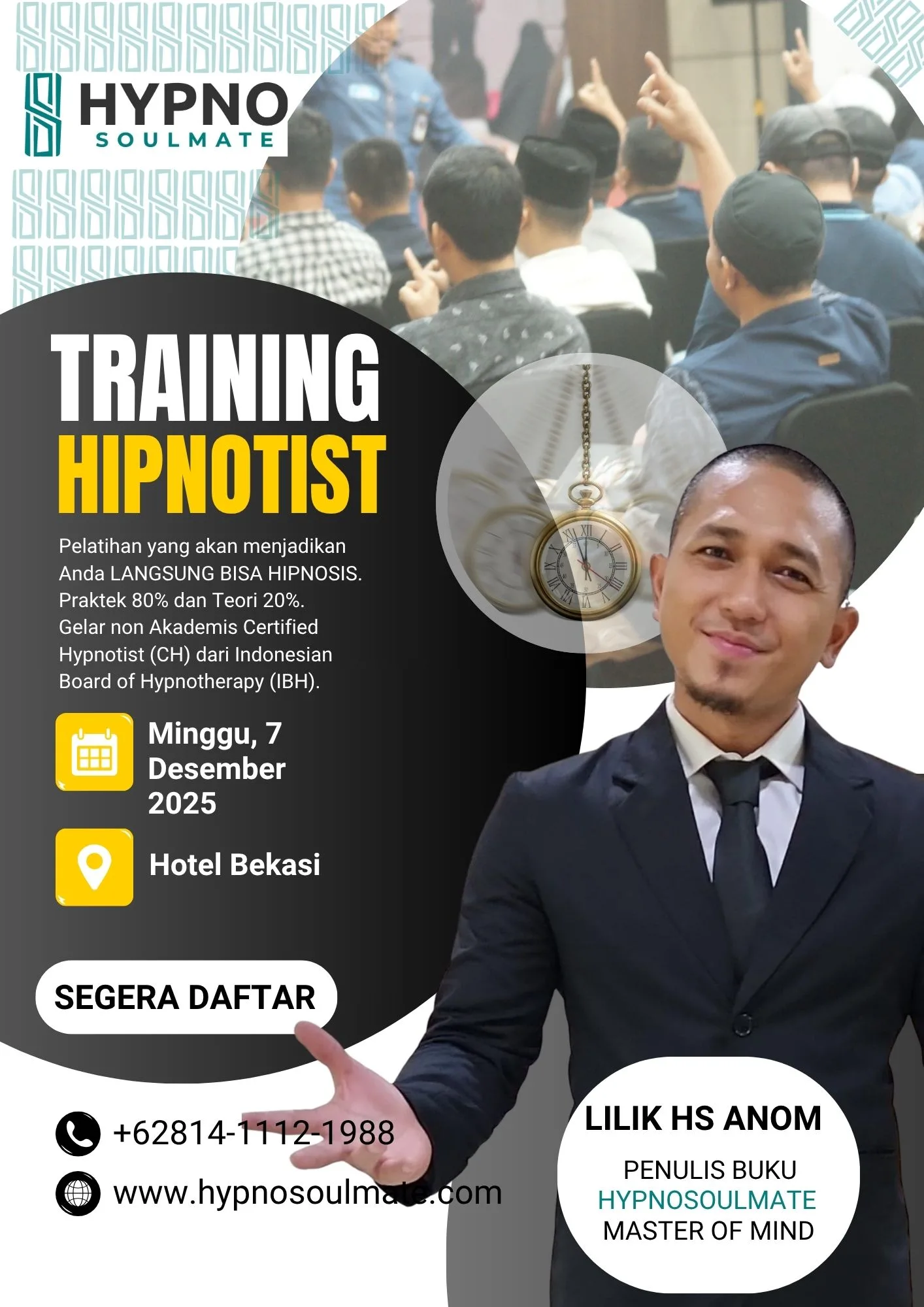 White and Black Modern Training Workshop Flyer